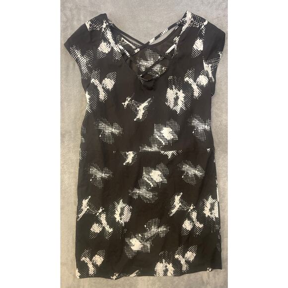 Silence + Noise – Women’s Mini Dress – Black & White Abstract Print – Size Large - Picture 2 of 4